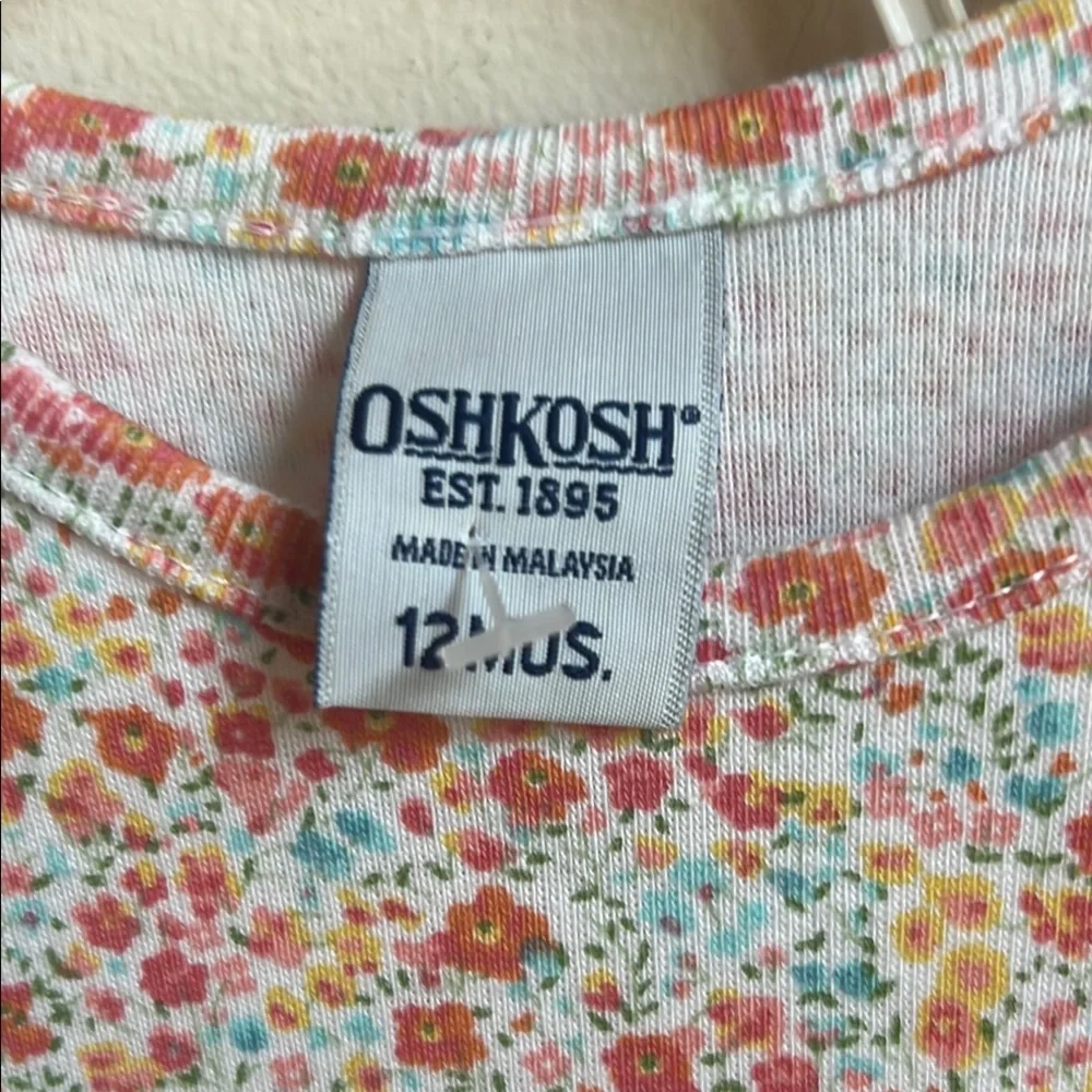 OshKosh B'gosh Floral Baby Outfit dress and bloomers